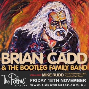 Brian Cadd & The Bootleg Family Band’s Bulletproof album will be released through MGM on November 11.