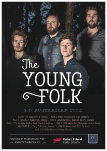 The Young Folk on tour in Australia February-March 2017.