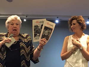 Toni Stevens & Susie Smither with copies of Alvariety.